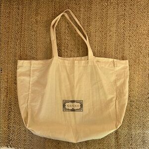 Gucci Cream Tote Bag